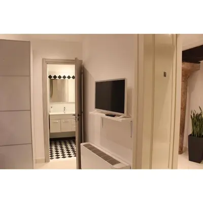 TV o dispositivi per l'intrattenimento presso Rialto Mercato apartment suite