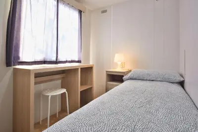 Letto o letti in una camera di Camping Vicenza