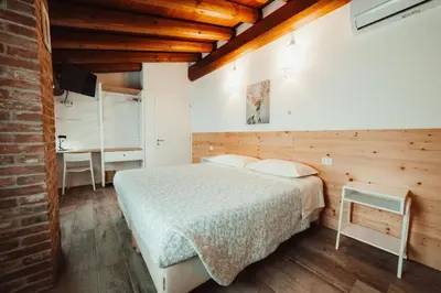 Letto o letti in una camera di Rio Della Pila