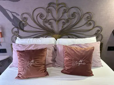 Letto o letti in una camera di Al Sagraeto