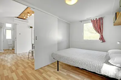 Letto o letti in una camera di Camping Fusina