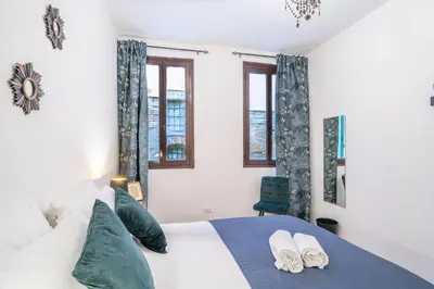 Letto o letti in una camera di Haus Ormesini