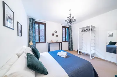 Letto o letti in una camera di Haus Ormesini