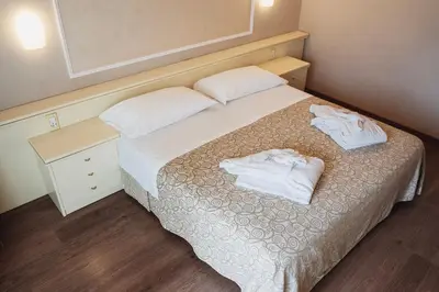 Letto o letti in una camera di Hotel Terme Marconi