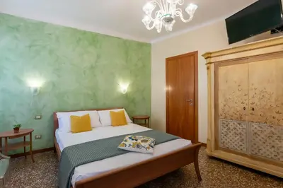Letto o letti in una camera di Taverna San Lio