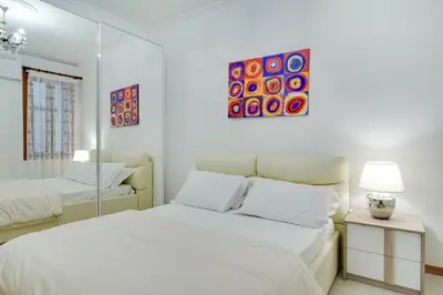 Letto o letti in una camera di Ca' Rialto