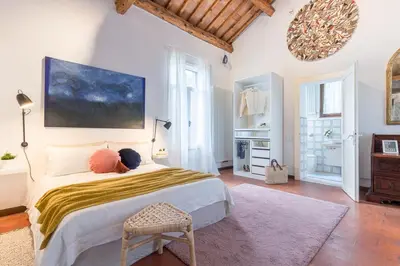 Letto o letti in una camera di Splendido casale immerso nella natura