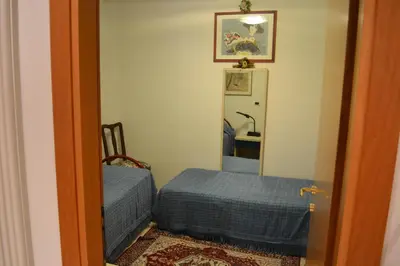 Letto o letti in una camera di Casetta