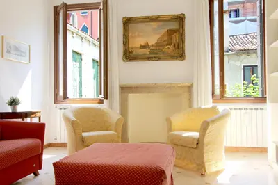Area soggiorno di Residence Falier