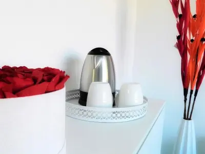 Set per la preparazione di tè e caffè presso Villa Marina
