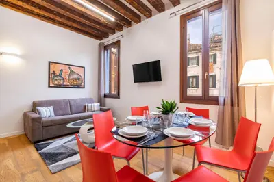 TV o dispositivi per l'intrattenimento presso Residence Le Beccarie - Rialto by Wonderful Italy