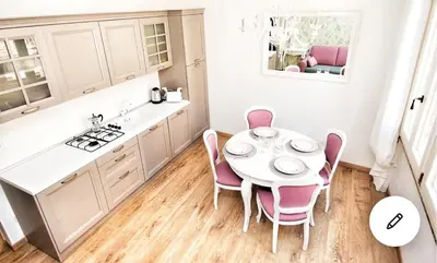 Cucina o angolo cottura di Grimaldi Apartments Ca Del Moro