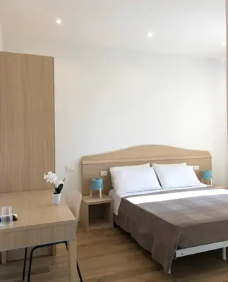 Letto o letti in una camera di Civico21