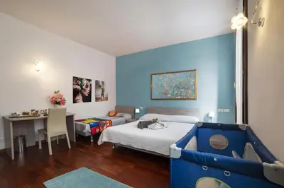 Letto o letti in una camera di Ca' degli Specchieri