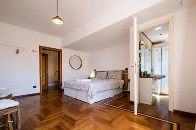 Letto o letti in una camera di Ai Sogni