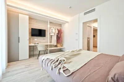 Letto o letti in una camera di Albamarina Residence