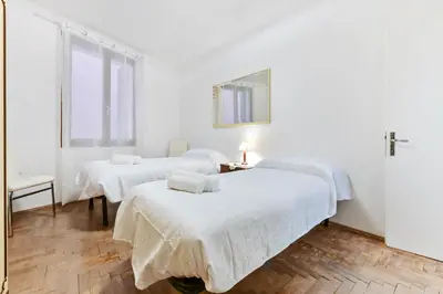 Letto o letti in una camera di Ca Virgilio