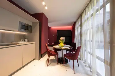 Cucina o angolo cottura di Residence Poli Venezia