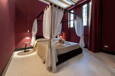 Letto o letti in una camera di Residence Poli Venezia