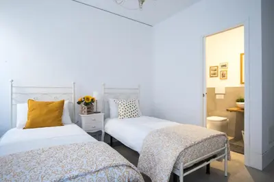 Letto o letti in una camera di Biennale Apartments Venice