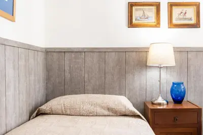 Letto o letti in una camera di Ca' Terrazza di Marco Polo