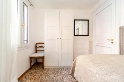 Letto o letti in una camera di Ca' Terrazza di Marco Polo