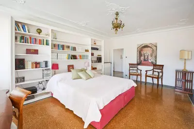 Letto o letti in una camera di Ca' Fenice, charming apartment in San Marco, sleep 7