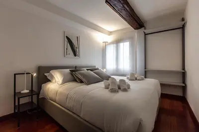 Letto o letti in una camera di San Pantalon Luxury Penthouse R&R