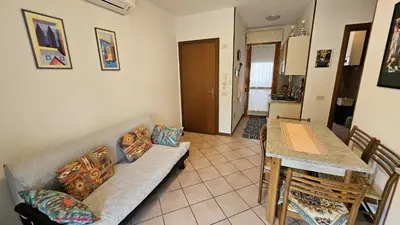 Area soggiorno di Villaggio Tirreno appartamento 02