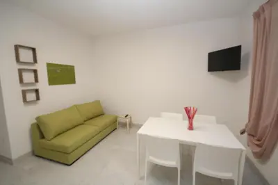 TV o dispositivi per l'intrattenimento presso Villa Antonio appartamento 01