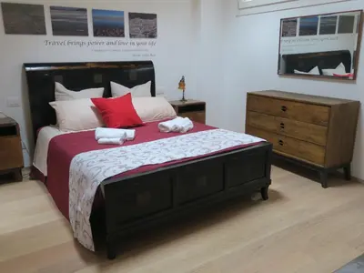 Letto o letti in una camera di Foresteria Conti, sulle tracce di Shakespeare