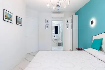 Letto o letti in una camera di Ca' dei Cedri