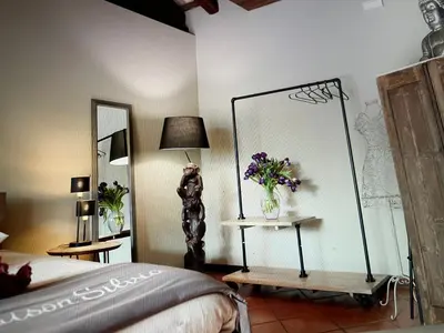 Letto o letti in una camera di Maison Silvia