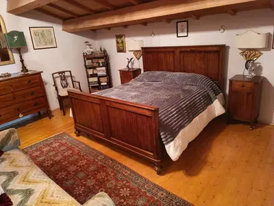 Letto o letti in una camera di Alloggio Alla Collina