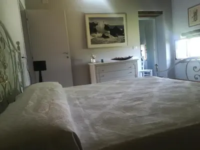 Letto o letti in una camera di Alloggio Alla Collina