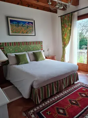 Letto o letti in una camera di Casa Pianta