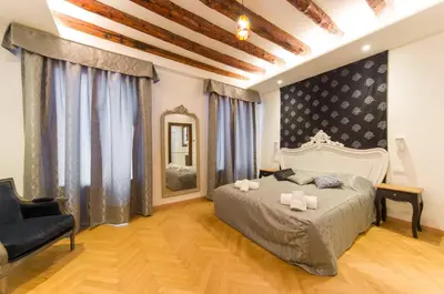Letto o letti in una camera di Residenza la Torretta