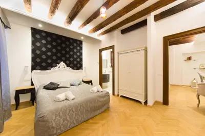 Letto o letti in una camera di Residenza la Torretta