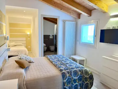 Letto o letti in una camera di Villavecchia