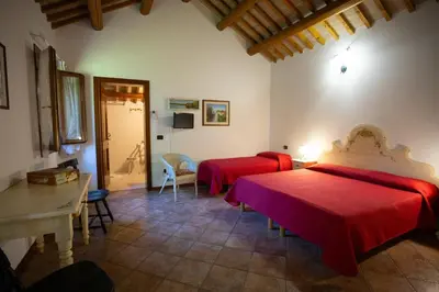 Letto o letti in una camera di Agriturismo Zennare