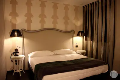 Letto o letti in una camera di Locanda Viridarium