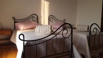 Letto o letti in una camera di Agriturismo Borgo Borromeo