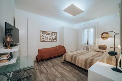 Letto o letti in una camera di Civico 121