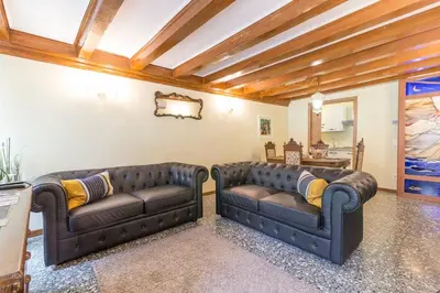 Area soggiorno di Residence Suite a Venezia