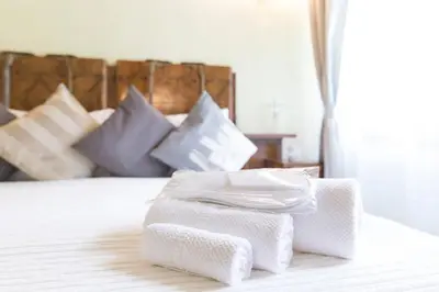 Letto o letti in una camera di Residence Suite a Venezia