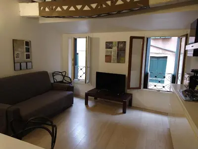 Area soggiorno di casa santa fosca venezia