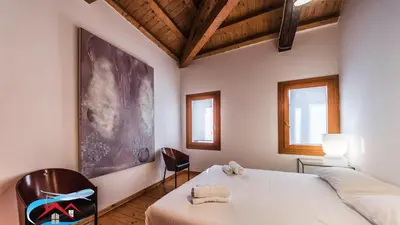 Letto o letti in una camera di Au Nom de la Rose