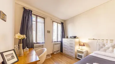 Letto o letti in una camera di Residenza al Giardino