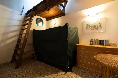 Letto o letti in una camera di Casa Violante