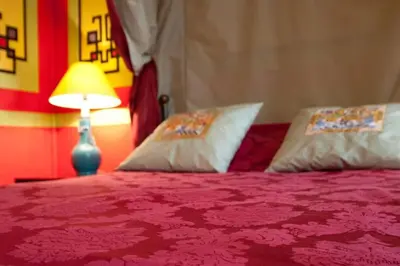 Letto o letti in una camera di Charming large palazzo in center Venice for up to 9 people